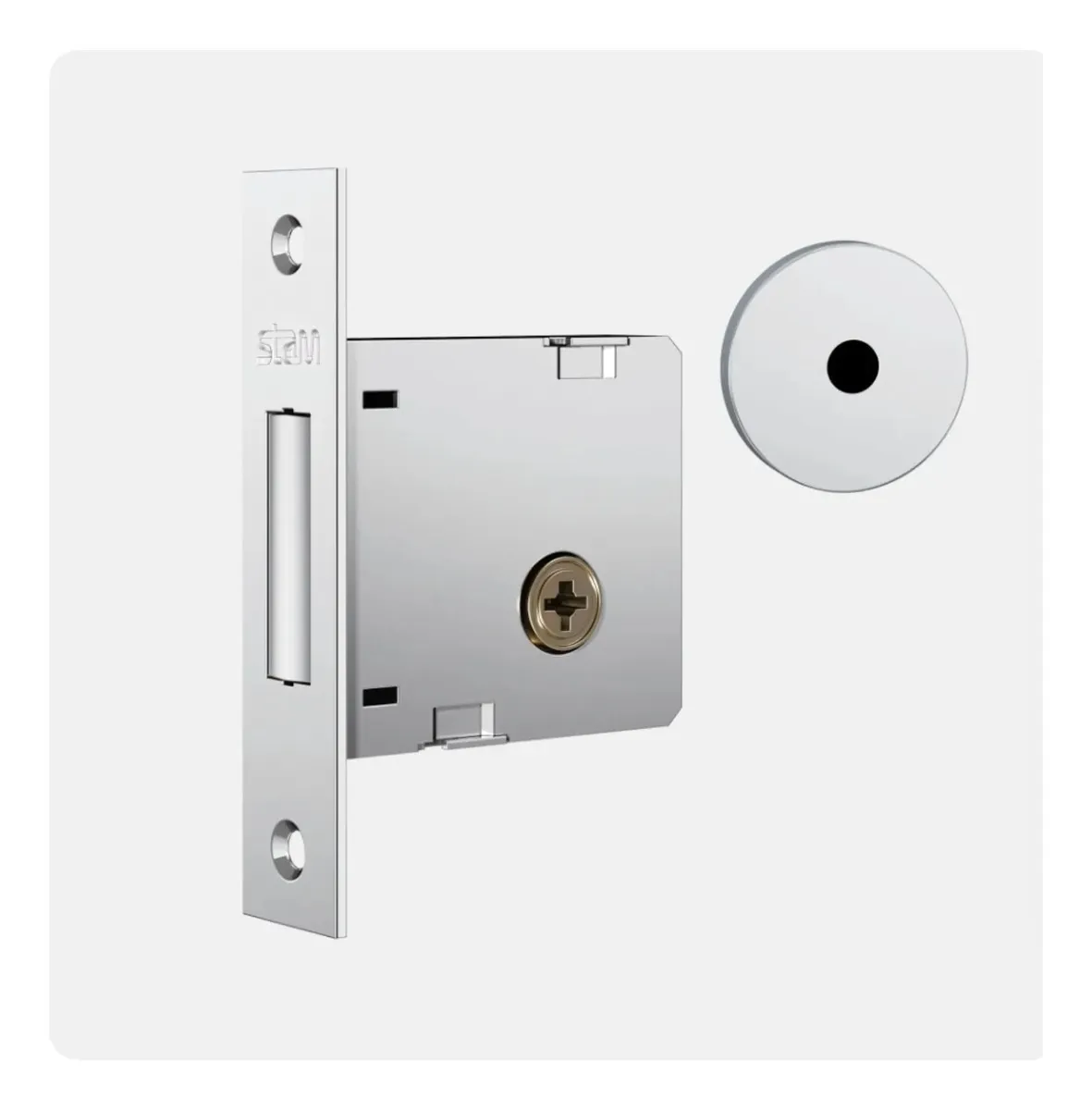 Imagem principal da trava auxiliar STAM 1004 inox tetra.